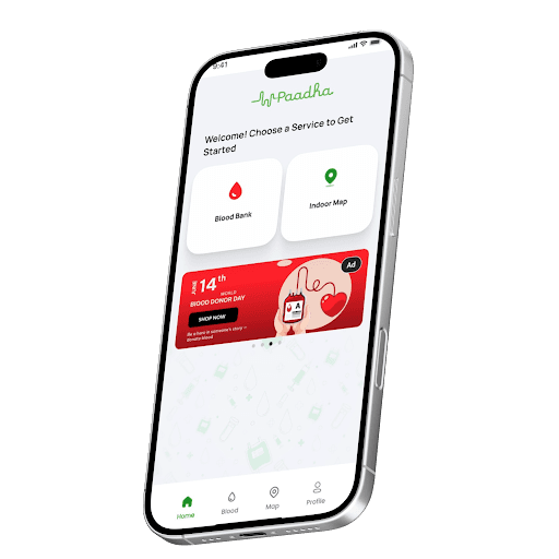 Paadha Mobile App Mockup